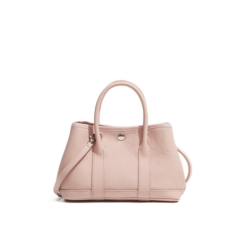 Leather crossbody women's bag hand-held mini garden bag